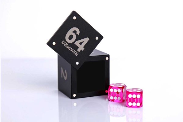 Backgammon Doubling Cube & Dice Box – Model: P-1