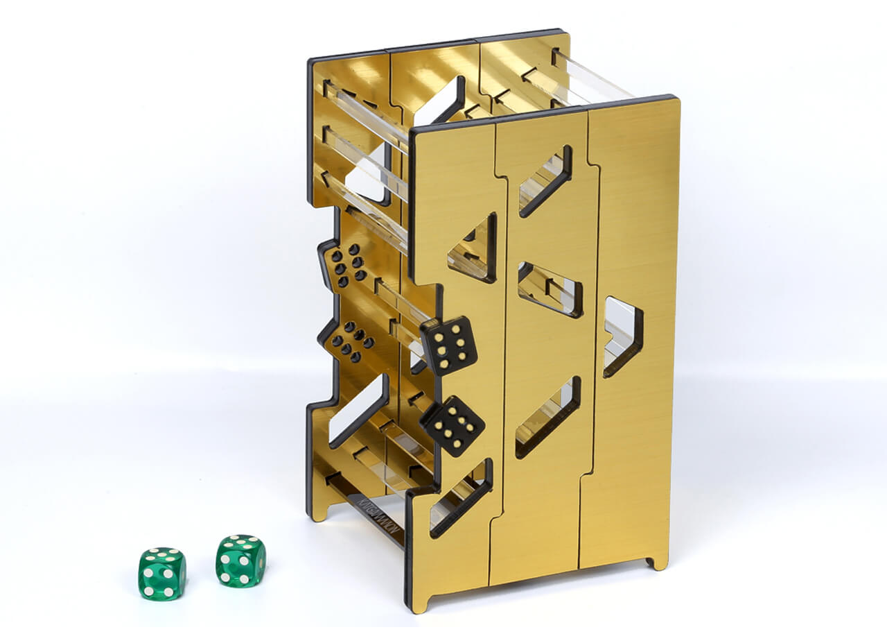 Golden Baffle Box KATGAMMON Backgammon Equipment