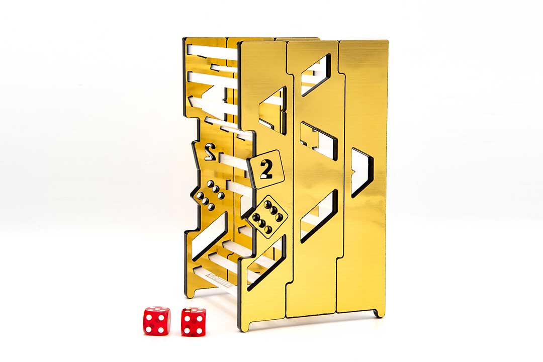 Golden Baffle Box KATGAMMON Backgammon Equipment