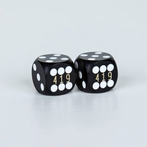 Precision dice calibrated black coder