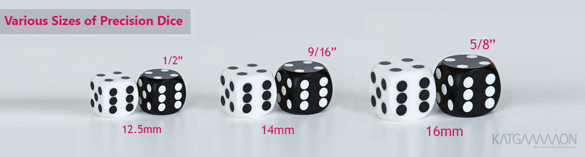 precision dice size