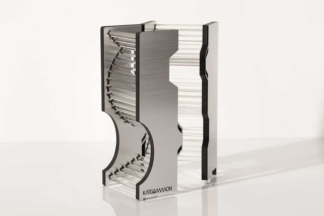 Baffle Box 2 Pieces Model R2 KATGAMMON Backgammon Equipment