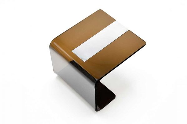 Baffle box stand bronze