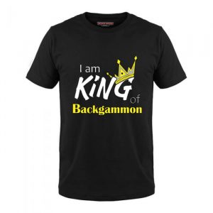 Cotton T-shirts With Backgammon Design