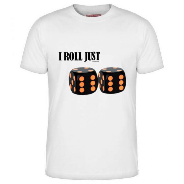 Cotton T-shirts With Backgammon Design