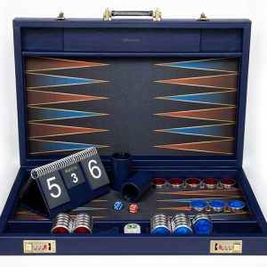 Backgammon Board Blue & Red