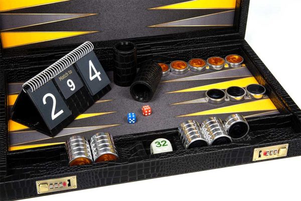 Backgammon Black & Yellow Board V2