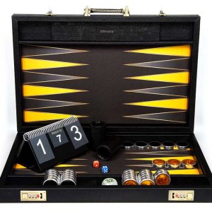 Backgammon Black & Yellow Board V3