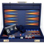 Backgammon Board Blue & Orange