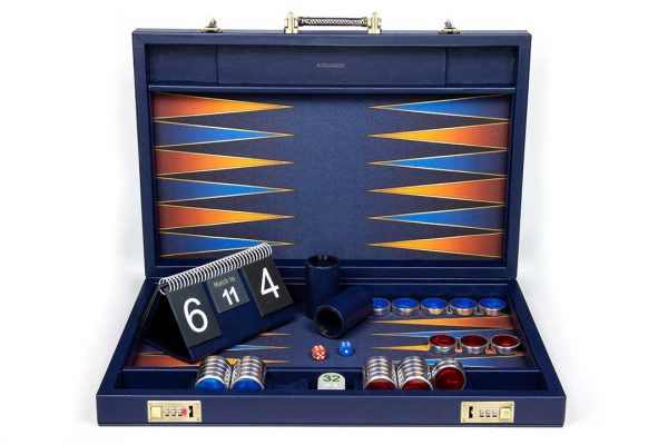 Backgammon Board Blue & Orange