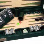 Backgammon board green