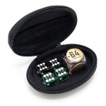 Zippered case for dice Model Oval C4