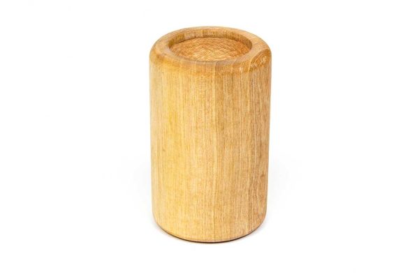 WOODEN DICE CUP