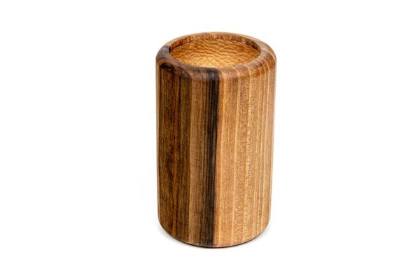WOODEN DICE CUP
