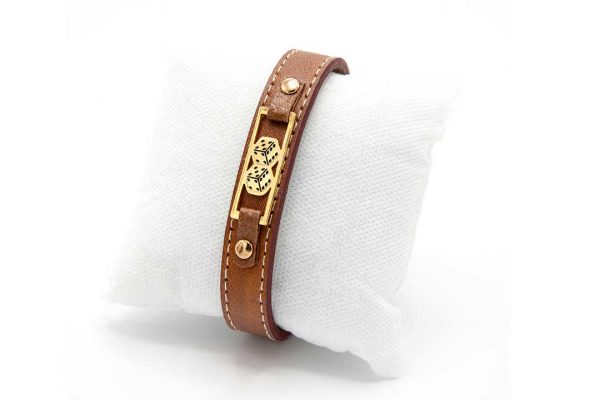 Katgammon Hand made leather bracelet