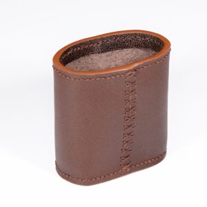 leather cup brwon