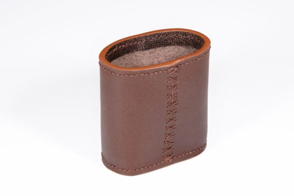 leather cup brwon